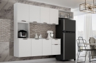 Cozinha Compacta Nara 193 cm Suspensa com Nichos Organizadores