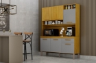 Cozinha Noor 145 cm com 6 Portas e 1 Gaveta